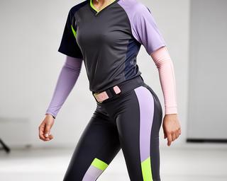 女子野球とソフトボール向けの動きやすいカラーウェア